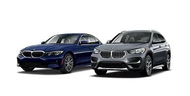 Navy blue and dark grey BMW image icons. | BMW of Louisville in Louisville KY
