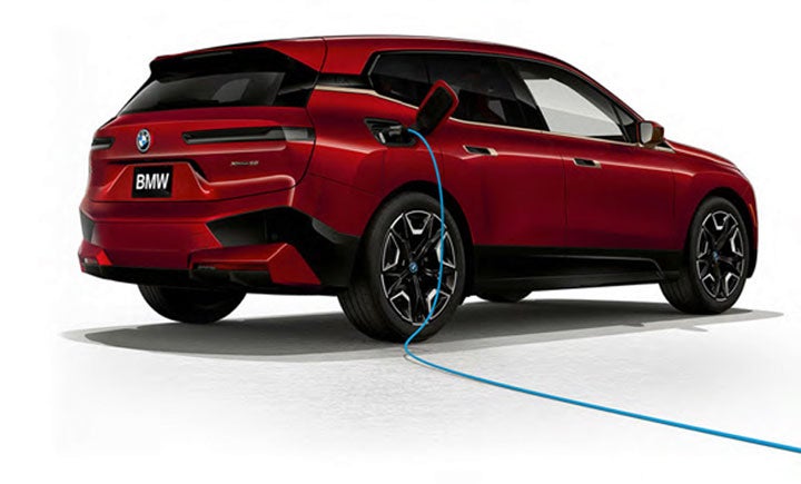 Rear shot of iX Charging